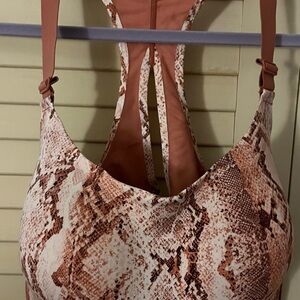 Snakeskin Patterned Women's Bag